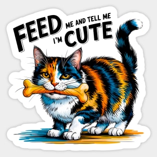 Purrrfect friends cats are family Sticker